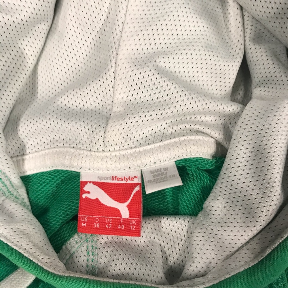 Puma Kids Sports Lifestyle Green Sweatshirt-Size M - Picture 4 of 8